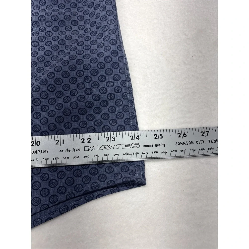 Lucky Brand Slim Fit Shirt XL Blue 4-Way Stretch Button Up Mens